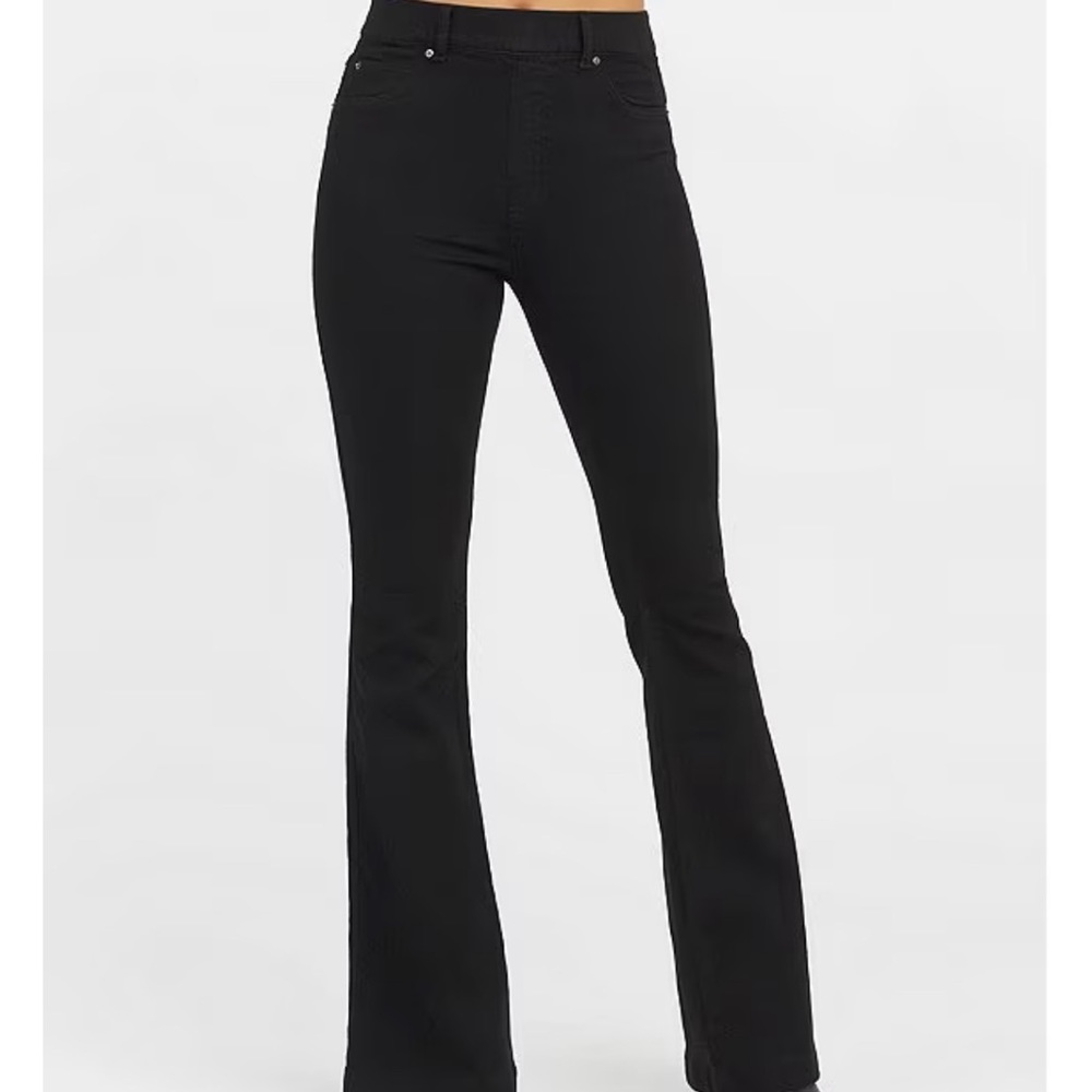 Spanx Flare Pull-on High Rise Stretch Jeans